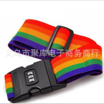 拉杆箱打包带 行李箱绑箱带 带密码锁 捆箱带 捆绑带 行李带84g