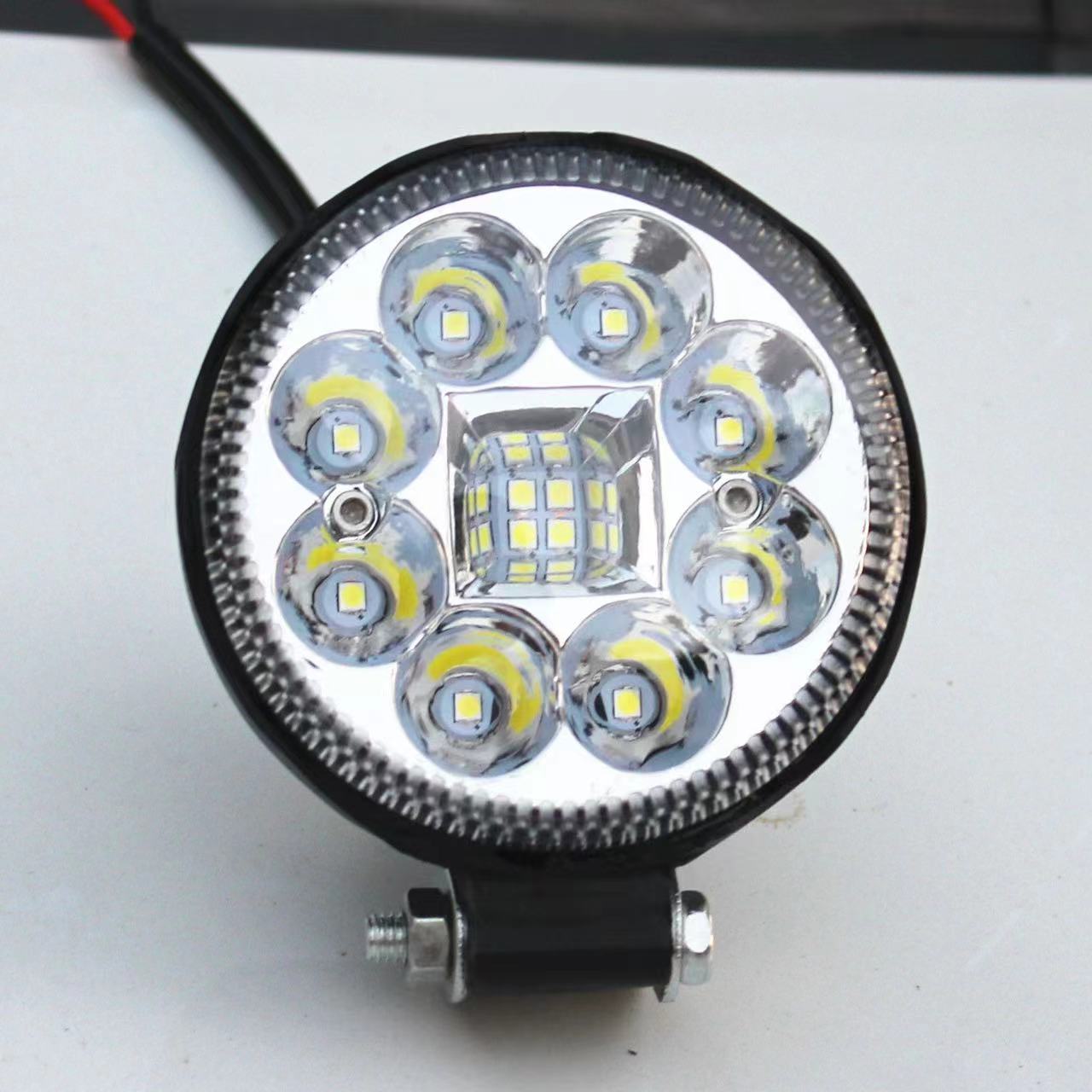 Truck Led Spotlight Car Super Bright Strong Light Reversing Light Waterproof Engineering Forklift Headlight Modified Fog Light 12V 24V
