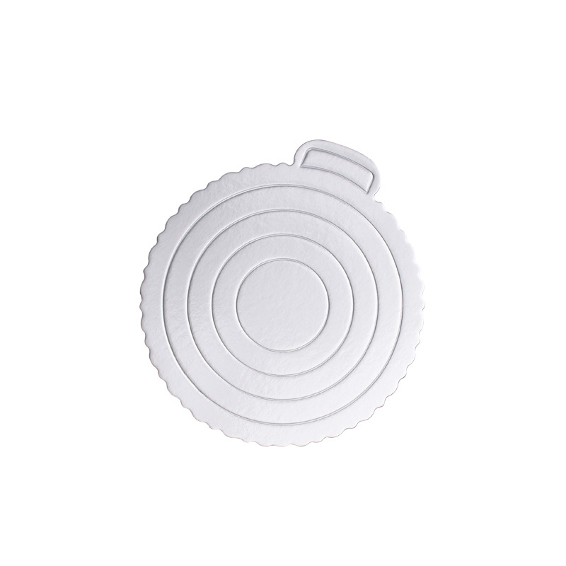 Pooh hornear engrosada ronda de plata tarjeta pad base de la torta 4/6/8/10 pulgadas grado alimenticio mousse titular de la tarjeta al por mayor