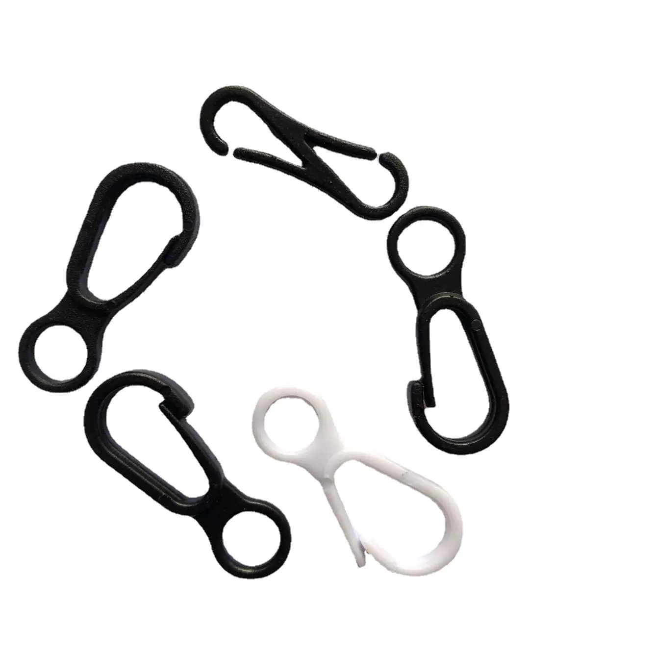 厂家直销品质优塑料钩扣 狗扣帽子穿绳钩子挂钩S钩 户外帐篷钩子