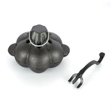 铸铁大号BBQ烧烤烤蒜头铁锅烤桔子茶焖栗子干果双耳烤锅