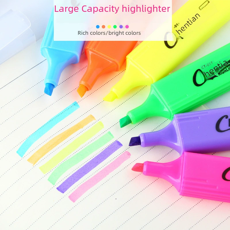 Fluorescence capacious marker for students, stationery, crayons