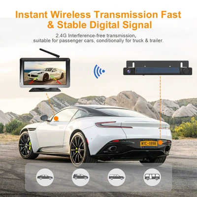 solar-powered reversing – Vehicle camera