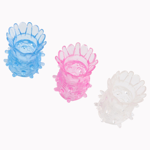 Crystal pineapple ring fun pineapple ring resistance compound ring floating point particles octopus ring thorn ring wholesale one piece drop shipping