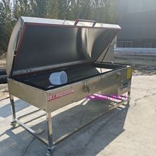 山東饅頭鍋貼機1米電烤饃機水煎包機燃氣款鍋貼機