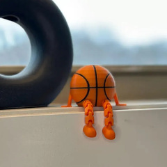 クロスボーダー爆品Basketball sittingmanバスケットボールの座り方の小人の工芸品の装飾品