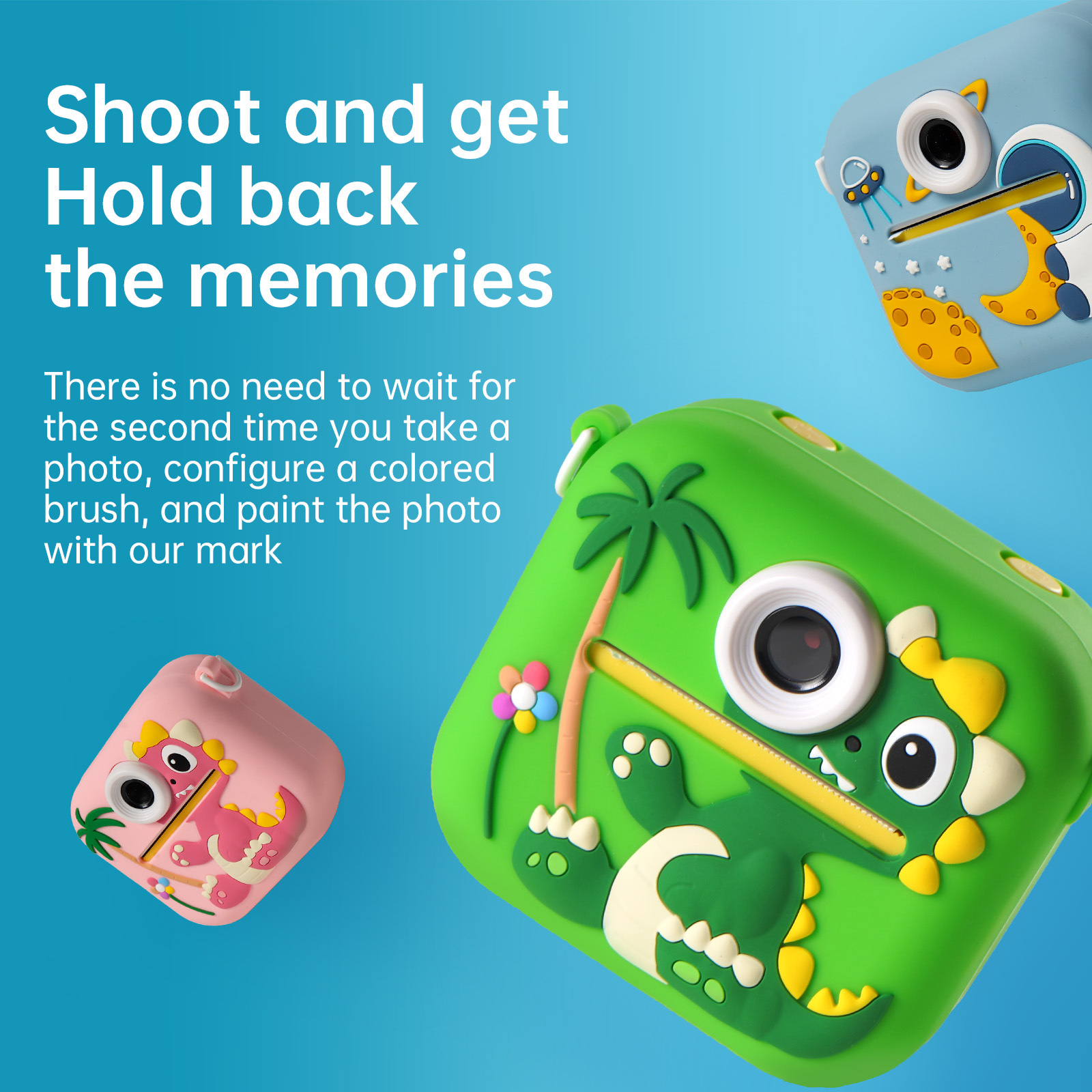 Nueva cámara digital para niños Polaroid P9 transfronteriza lindo mini niño regalo de cámara de impresión HD