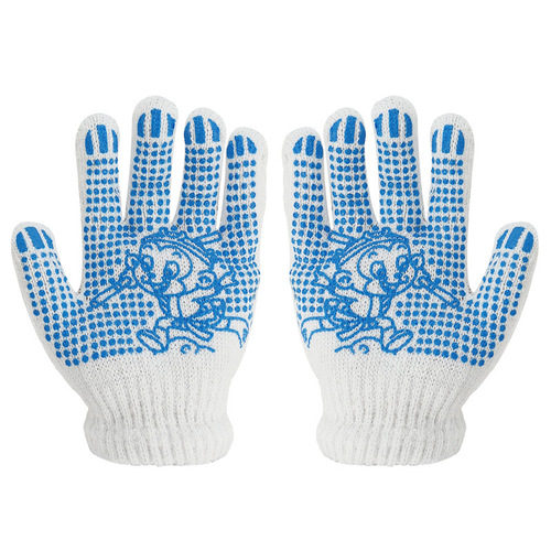 Children's labor protection line gloves, children's kindergarten tug-of-war housework, non-slip, anti-cut, five-finger labor, gardening, handicrafts