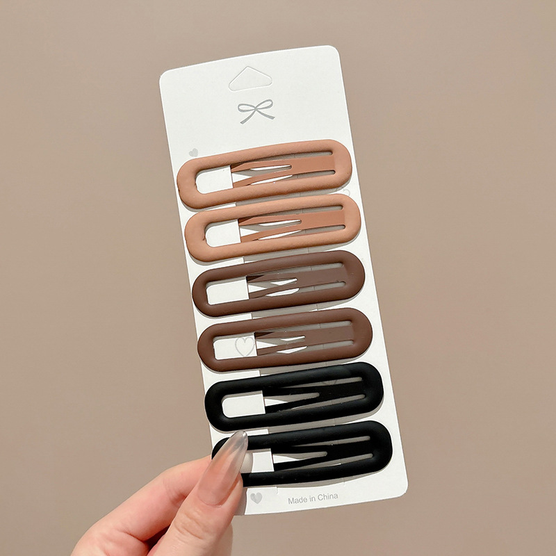 Pin de cabello de dopamina para mujeres lindas pinzas de cabello de peluquería bb pinzas de cabello 2025 nuevo estilo premium pinzas de cabello laterales