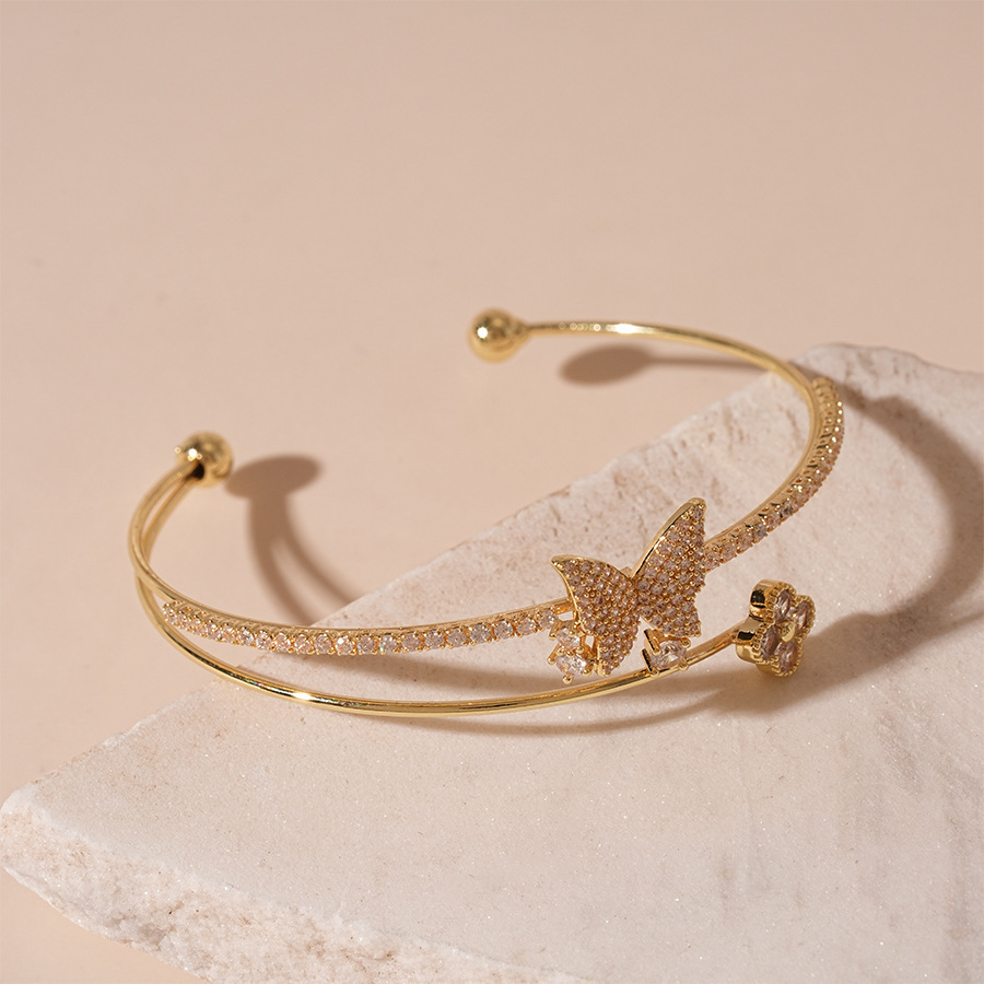 Pulsera de apertura geométrica irregular metálica europea y americana, personalidad exagerada, temperamento de nicho simple, joyería de alta gama femenina