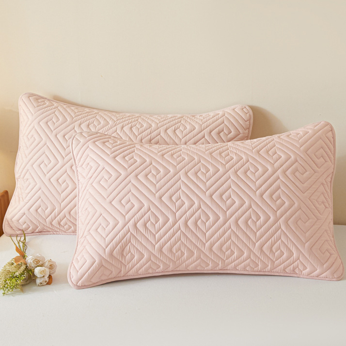 Funda de almohada anti-aceite para la cabeza 48X74 Funda de almohada anti-saliva y sucia Un par de funda de revestimiento de núcleo de almohada capa de aislamiento anti-sudor