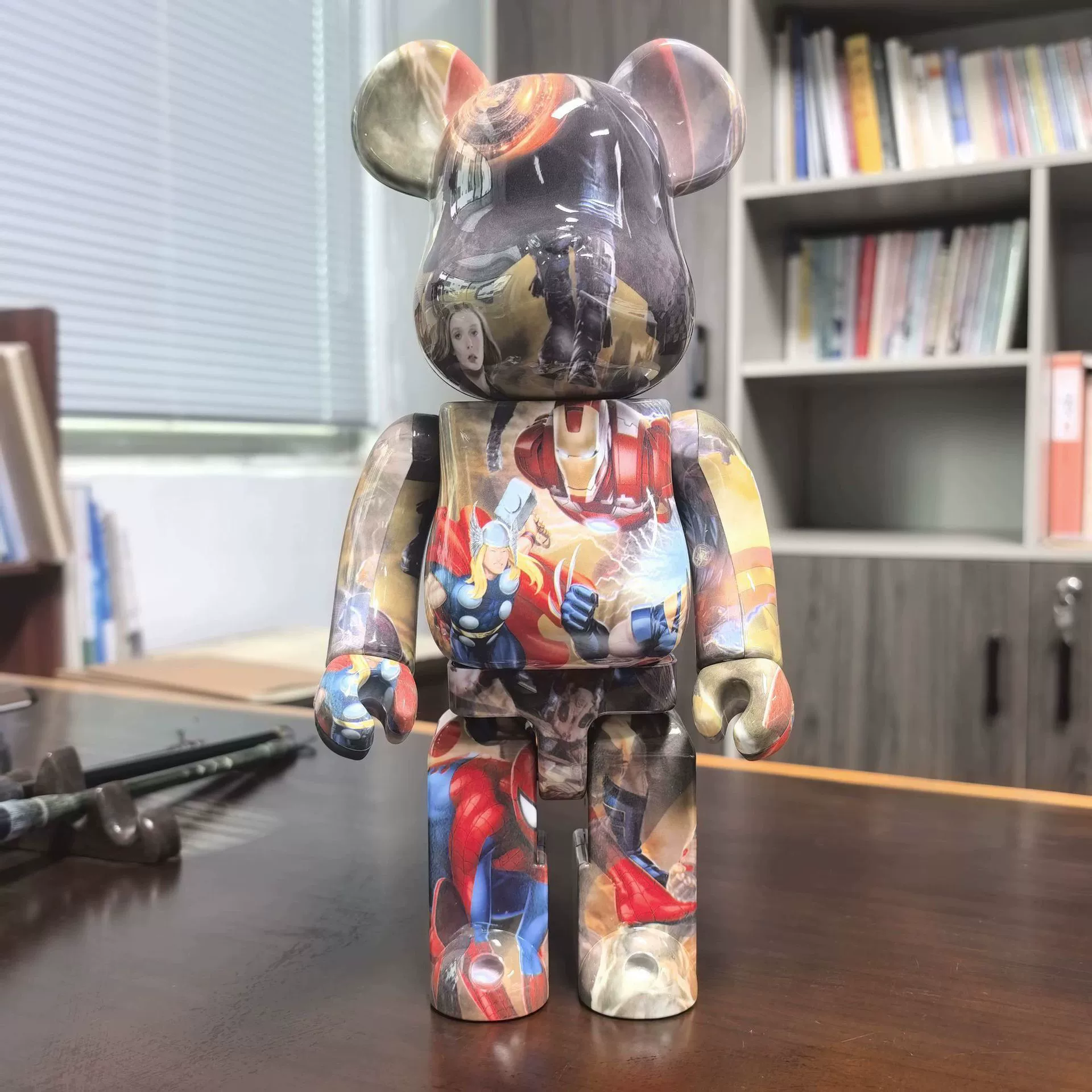 Bearbrick 400% Violent Xiong Fan Gogh — фигура «Подсолнух», кролик, звезда, луна, поверхностный трендовый дизайн