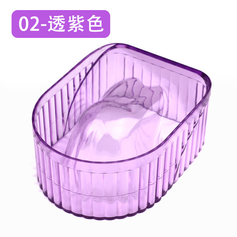 Herramientas de uñas para productos de limpieza de piel muerta software de cuenco de cuidado de uñas de mano acrílico cuerno cuenco de remojo al por mayor