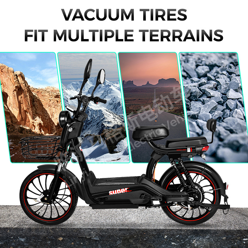 Nuevo vehículo eléctrico de dos ruedas de viento libre fuente de fábrica de comercio exterior coche de batería de moda bicicleta eléctrica para adultos transfronteriza