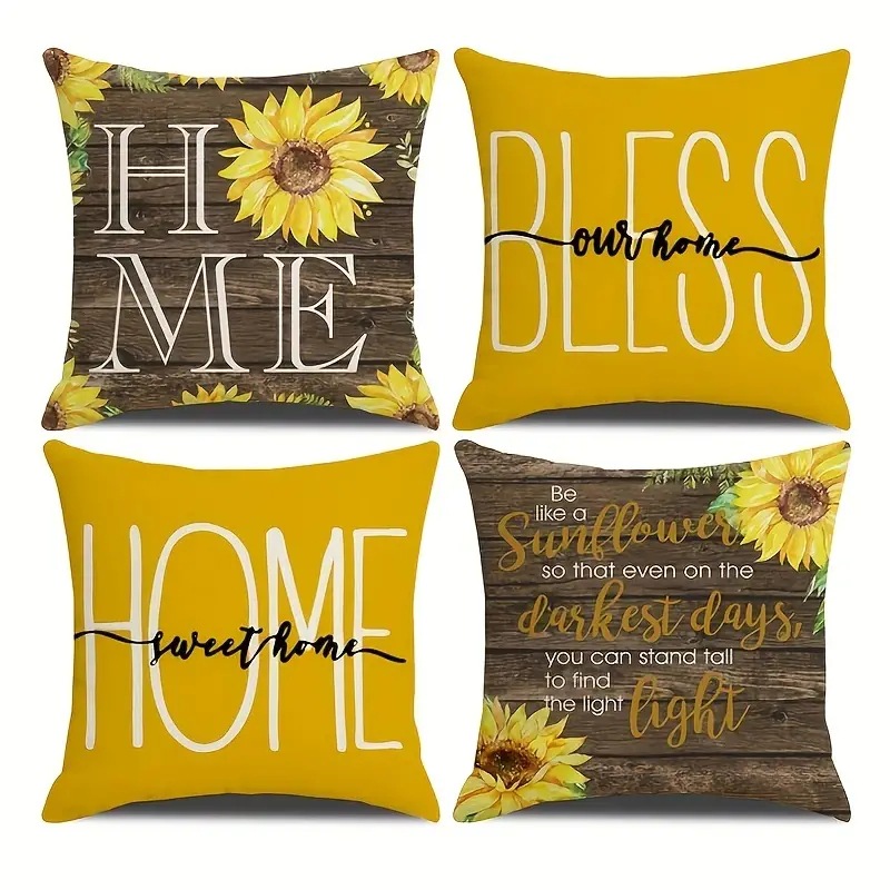 2024 estilo explosivo transfronterizo abeja festival flor linda funda de almohada Amazon lino impreso mesa de sala de estar bandera dormitorio image 5