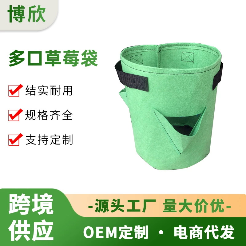 Многодичный мешок для посадки клубники ebay Амазонка 3 6 рот 8 рот мешок для растений фетр и ванильный мешок цветной мешок для посадки