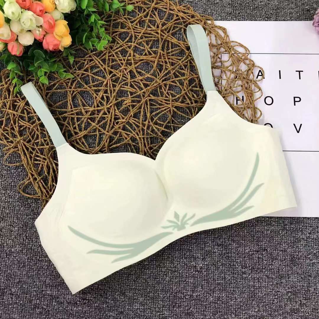 Nueva taza de látex sin marcas de alta calidad, chaleco de dama sin anillo de acero, bra de yoga, ropa interior deportiva, mujer al por mayor