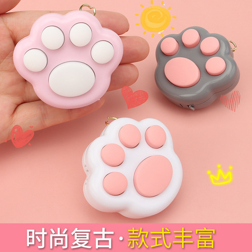 Cartoon Cat Paws Game Machine Toy Cute Creative Children's Memory Training Brain Teaser Small Toy Hanging Decor
