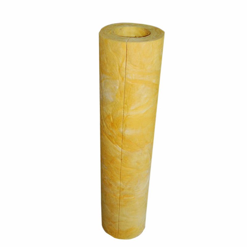 Flame-Retardant and Heat-Insulating Open-Ended Rock Wool Pipe Casing for Industrial Use, Rock Wool Pipe Insulation, Sound Absorption, Soundproofing, Noise Reduction Rock Wool Pipe