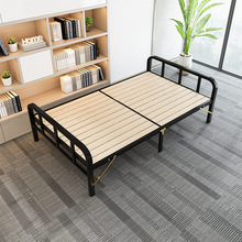 鐵床現代簡約單人床加厚加固鐵架床單層員工宿舍出租房工地鐵藝床