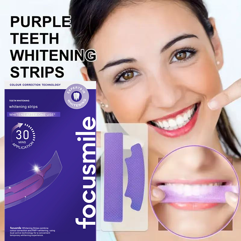Focusmile púrpura pasta de dientes ventas transfronterizas v34 color blanqueador pasta de dientes