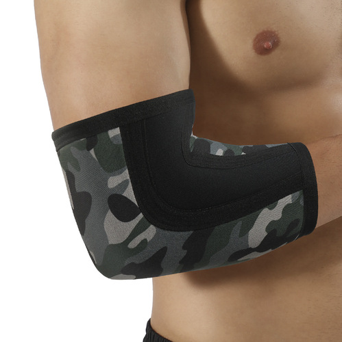 Powerlifting elbow pads equipment training Hercules camouflage elbow pads heavy weight weightlifting squat bench press 7mm