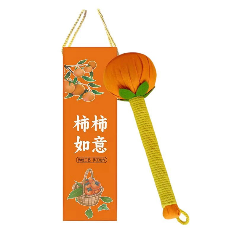 艾草のハンマーの養生のハンマーのお土産のマッサージは経絡の艾灸のハンマーのdiyの材料をたたいて柿の如意の艾草のハンマーを包みます。|undefined