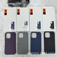スピゲン マガジンアーマー iPhone 17 Pro Max マグネット式スマホケース 15 Pro 軍事規格耐衝撃 16