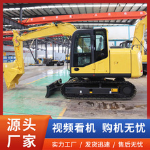 源头厂家农用小型挖掘机 80型 8吨履带式抓木挖土机微型挖机钩机