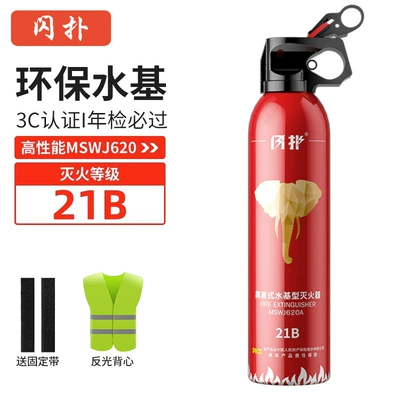 Vehicle fire extinguisher – Car-Mounted Fire Extinguisher 2026 New Model - lucky-red-620ml-reflective-clothing-annual-inspection-included-21b-fire-extinguishing-level
