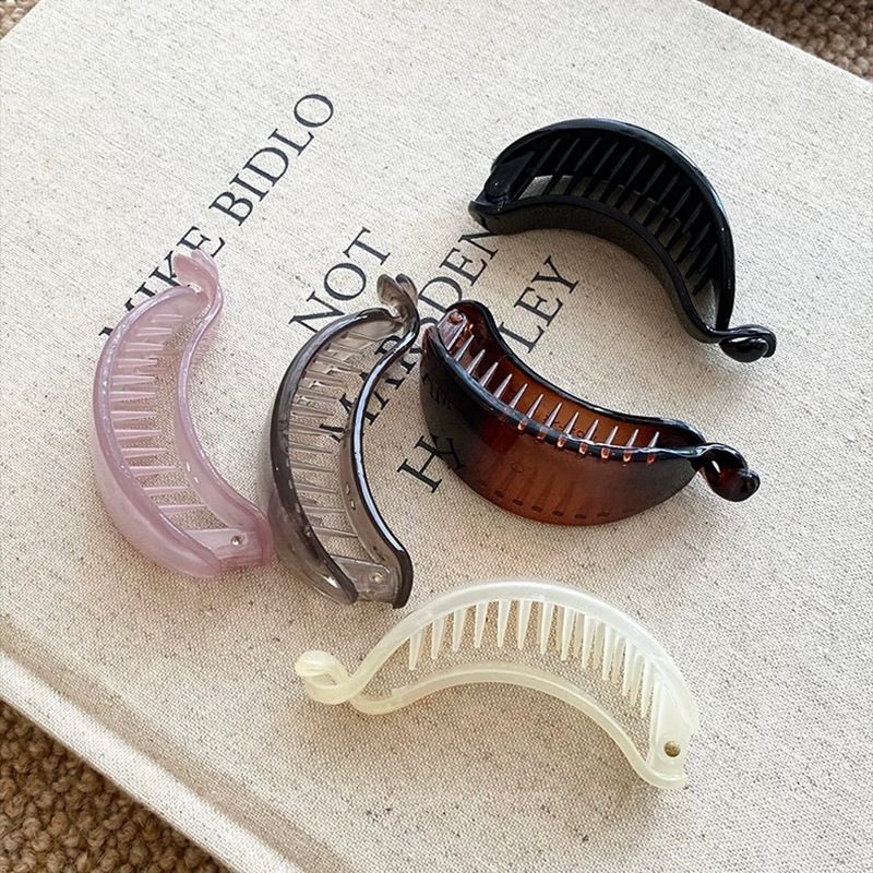2026 New Simple Banana Clip Versatile Elegant Hair Clip for Women, High-end High Ponytail Hair Accessory