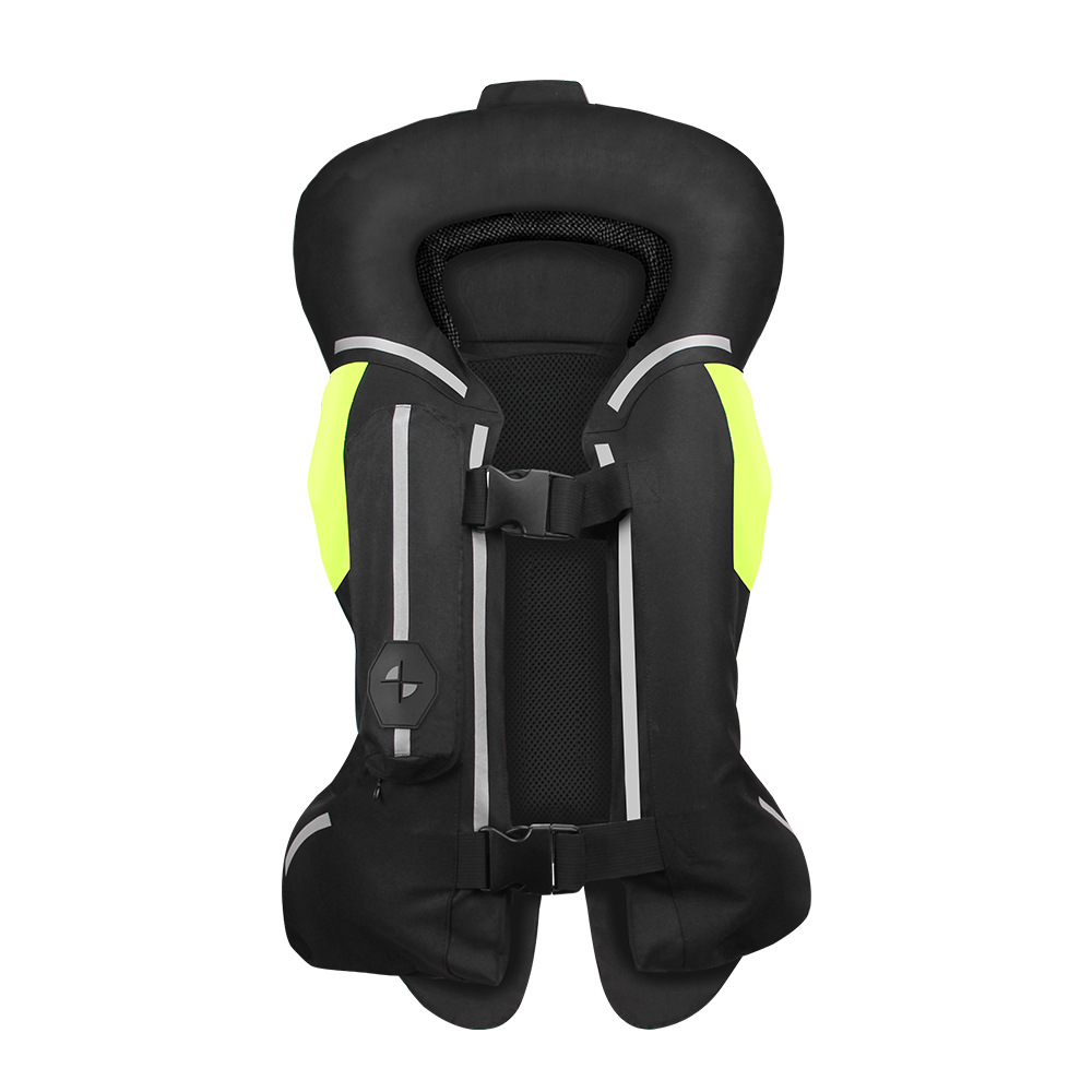 Nuevo chaleco airbag de segunda generación, chaleco de seguridad, chaleco protector, anticaídas, resistente al desgaste, equipo de motociclismo inflable.