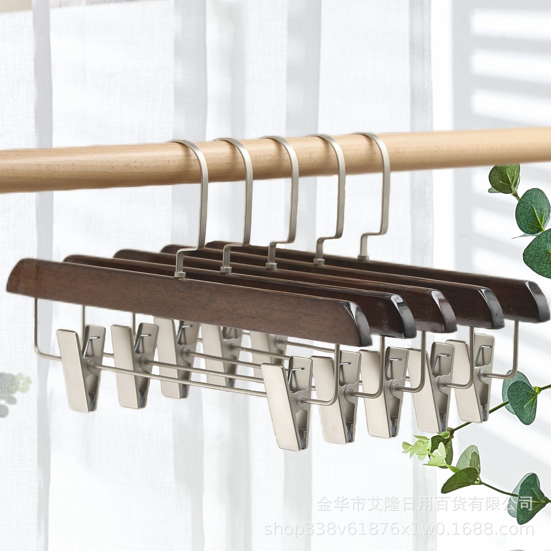 Percha de ropa de madera maciza sin costura de hombro ancho percha de ropa de madera tienda de ropa percha de ropa para adultos percha de ropa