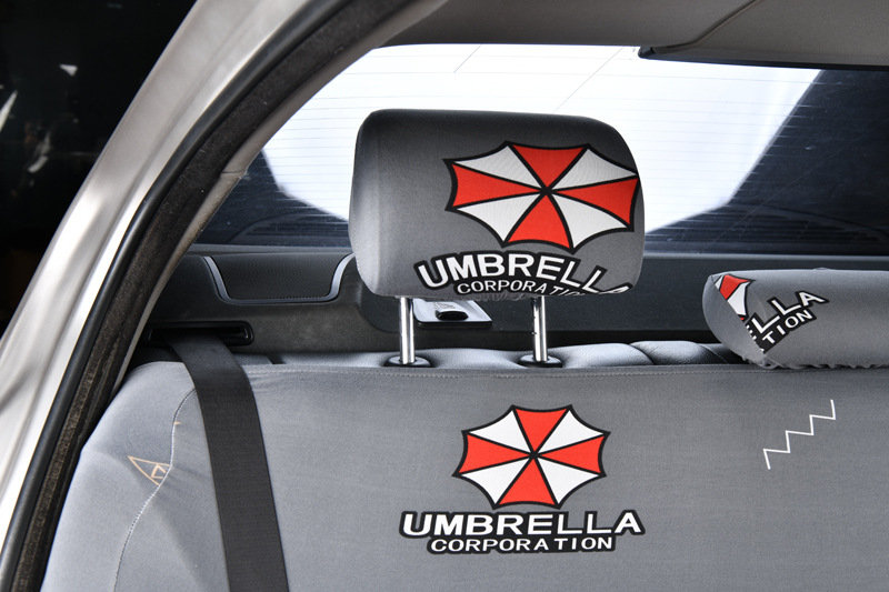Car Rear Backrest Protective Cover Elastic Four-Season Universal Fabric Dust Cover Backrest Headrest Split Cover