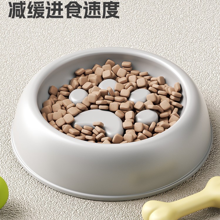 厚みのある猫ボウル、窒息防止スローフードボウル、飛沫防止ダブルボウル、ペットフードボウル、スローフードボウル、クロスボーダーホットセールボウル|undefined