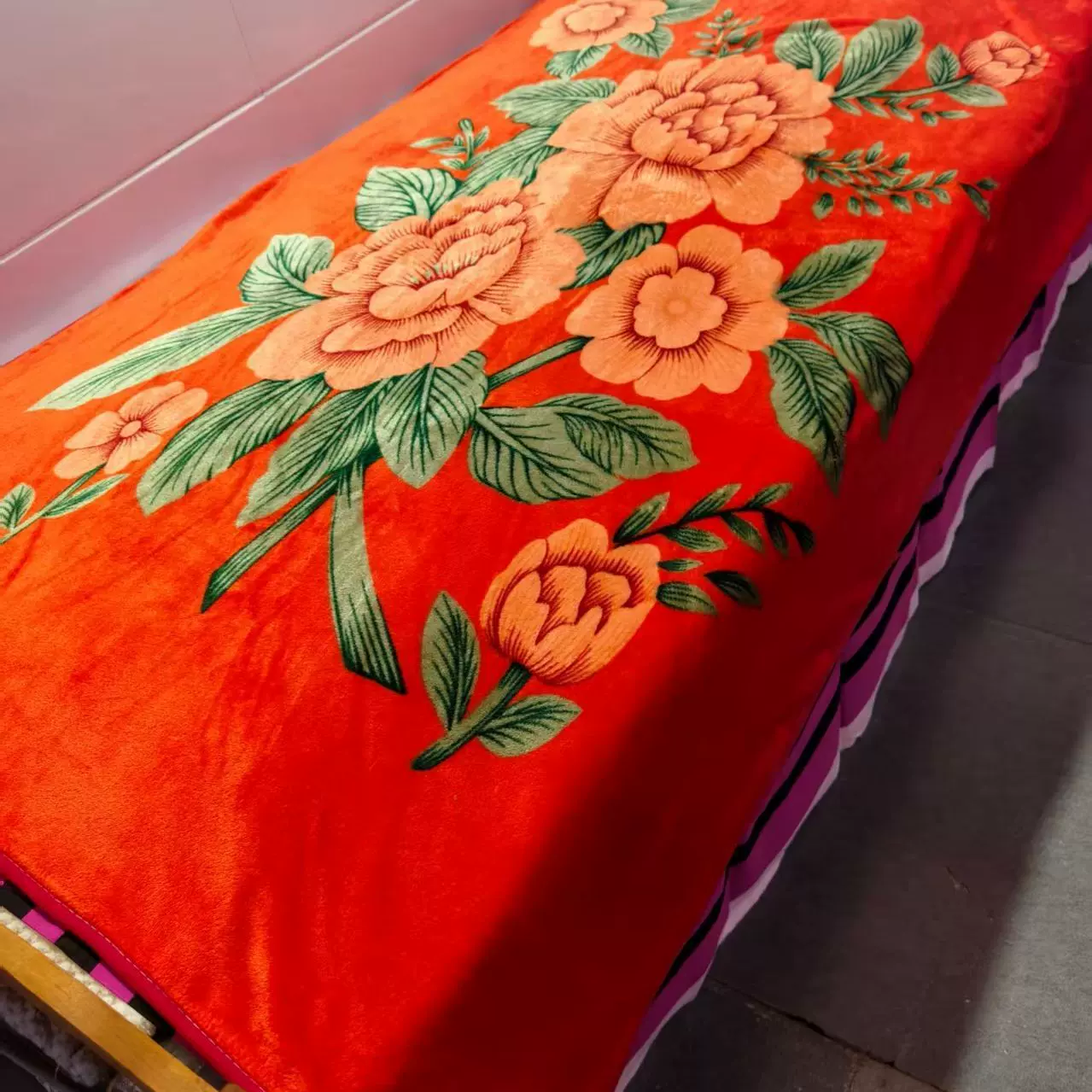 法莱绒单人床单宿舍公寓床品不掉毛