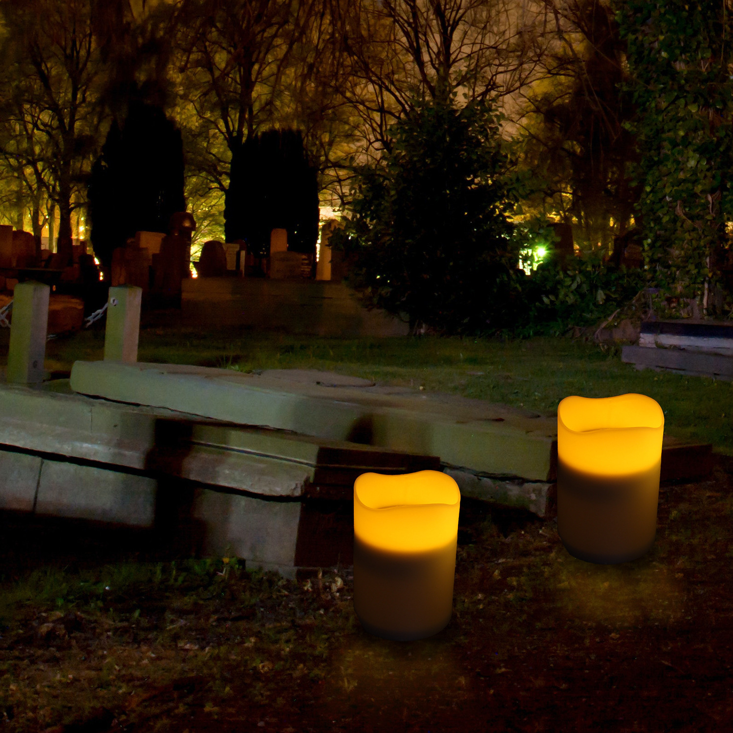 대형 태양 촛불 램프