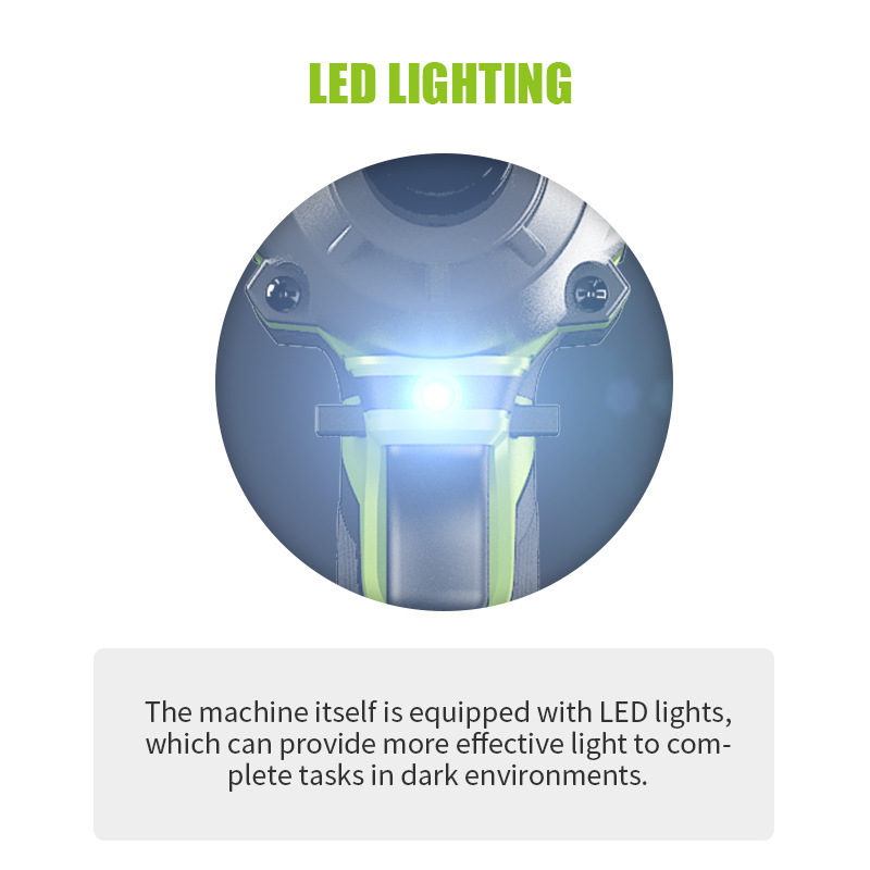Llave de Impacto Eléctrica Inalámbrica LFINE, Llave Eléctrica de Litio, Llave de Impacto Recargable
