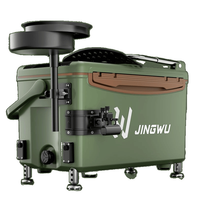 Caja de pesca nuevo conjunto completo de caja de pesca portátil ultraligera multifuncional se puede sentar en la mesa de pesca salvaje equipo de pesca de nivel de entrada comercio exterior