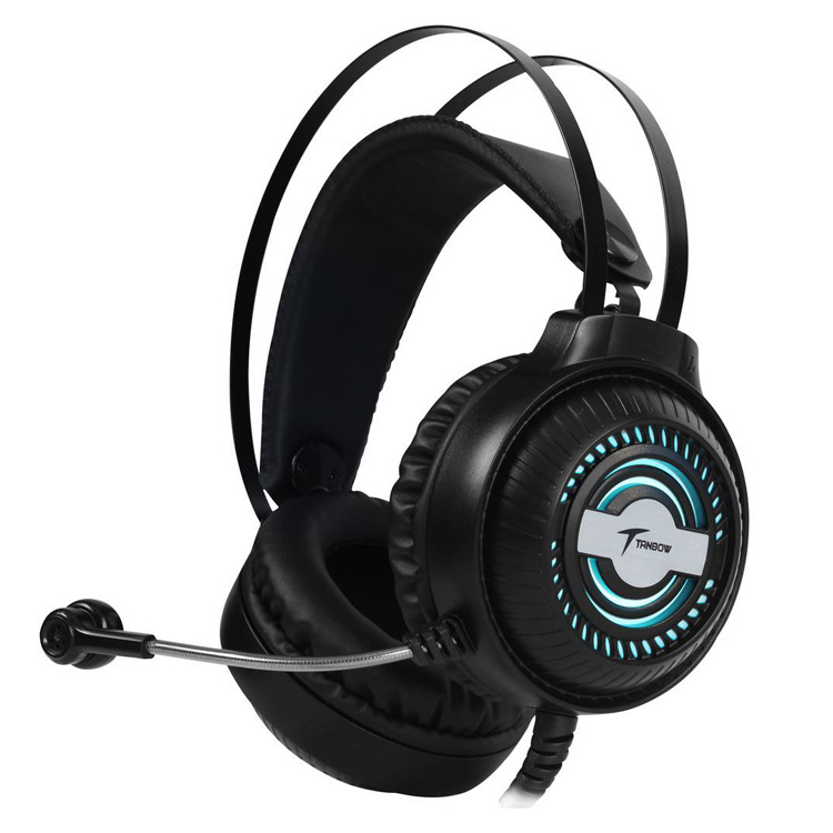 Sibirya C4USB Atemleuchte Kopfhörer mit Mikrofon Gaming-Headset für Computer LED-Kopfhörer
