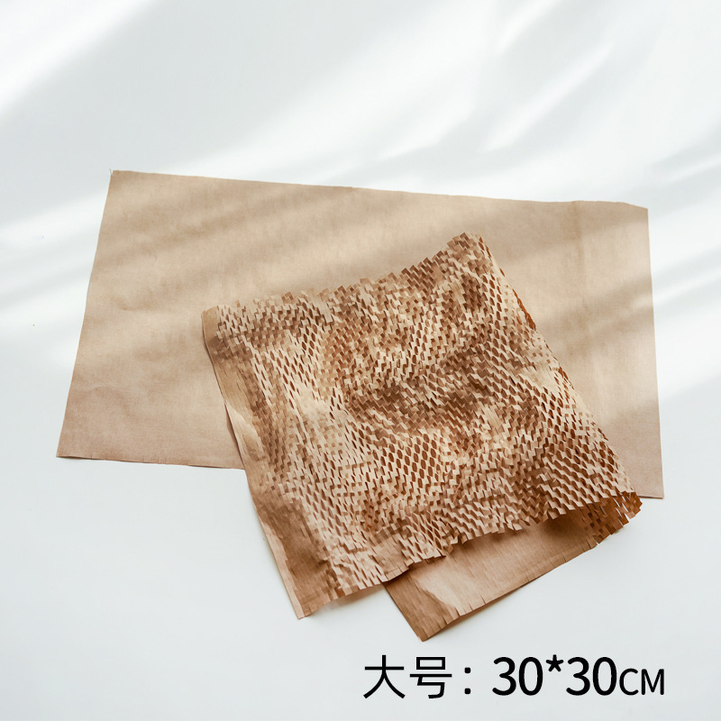 クラフト紙ハニカム紙ハニカム紙花束プレゼントギフトベーキングクッキーパッド紙充填クッション梱包包装紙|undefined