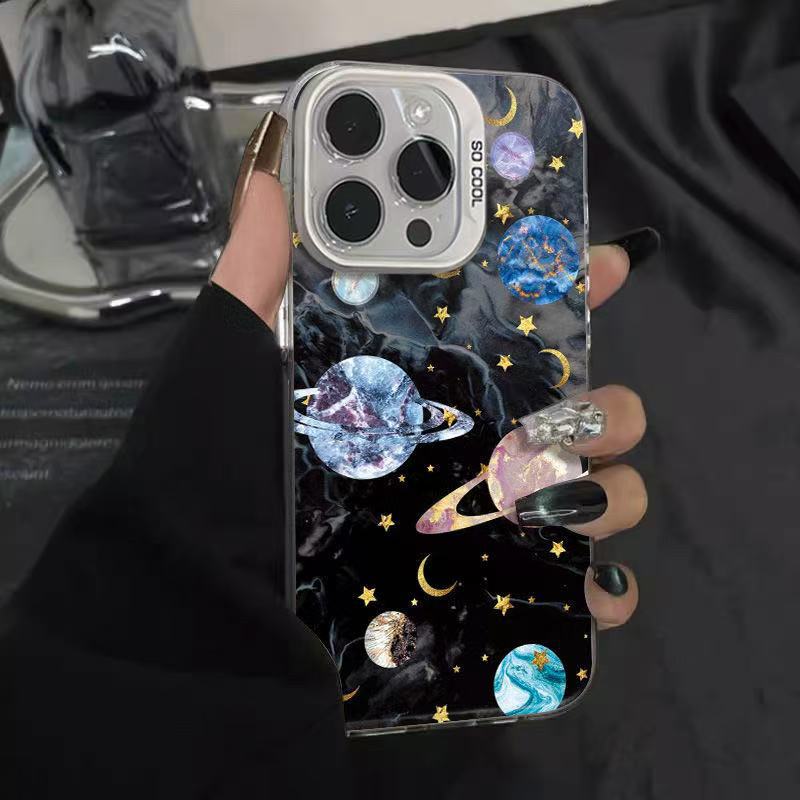 Nuevo planeta para iPhone 16 funda para teléfono móvil Apple 15promax/14/13pro/12 Europa y América 11