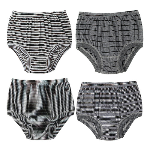 Men's Cotton Striped Triangle Loose Comfortable Fitted and Larger Arlo for Elderly Care Homes as a Gift