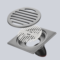 不鏽鋼地漏全銅地漏芯衛生間淋浴房酒店家用防臭神器工程雙用地漏