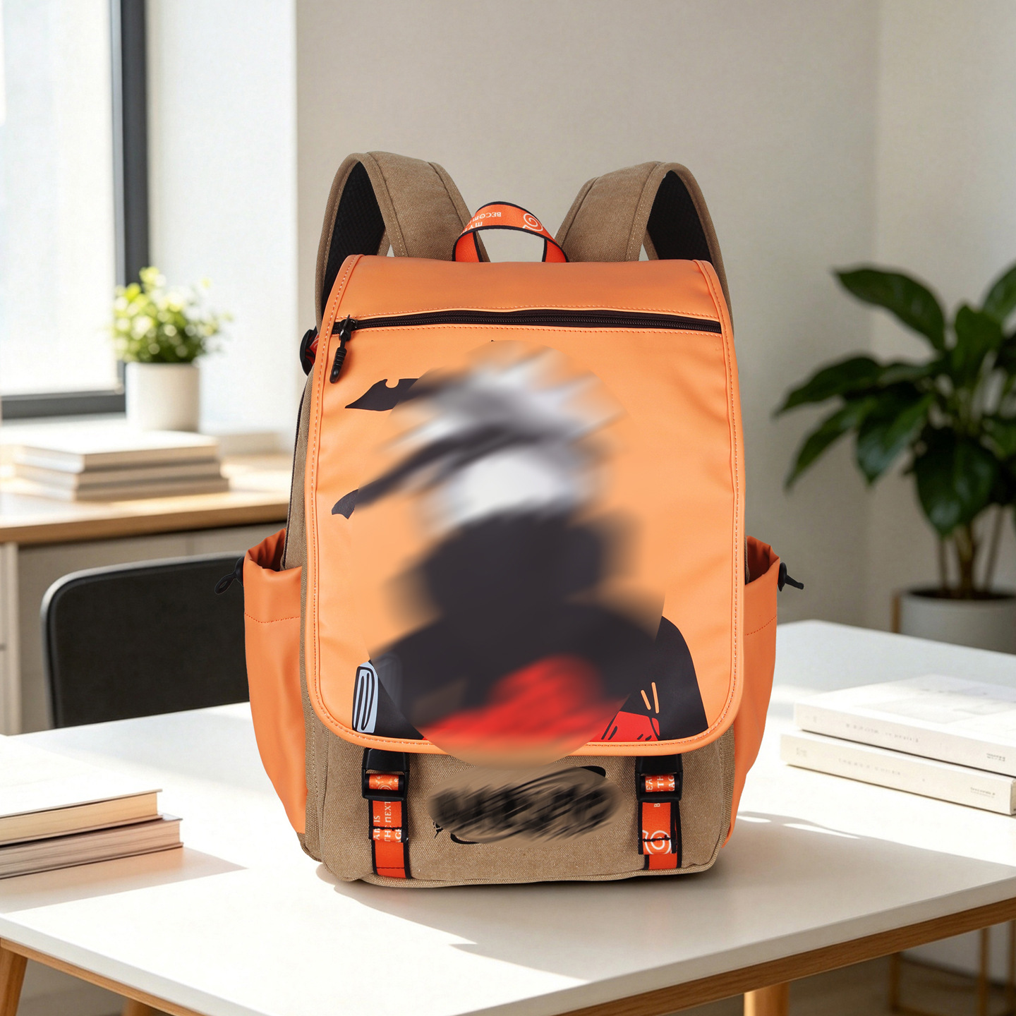 Mochila Escolar para Estudiantes de Lona Resistente al Desgaste para Escuela