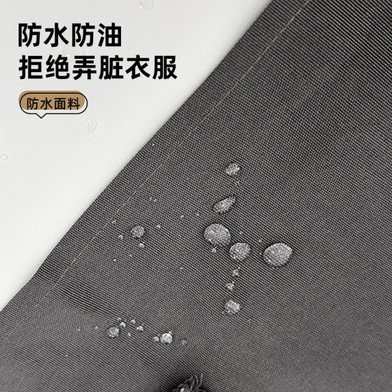 2025 New Waterproof and Oil-proof Apron Women's Household Kitchen Home and Outside Fashion Breathable Cooking Internet Popular Men's Waist