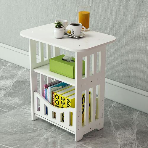 Modern minimalist bedside cabinet bedroom storage cabinet living room coffee table small apartment sofa side table simple mini storage rack