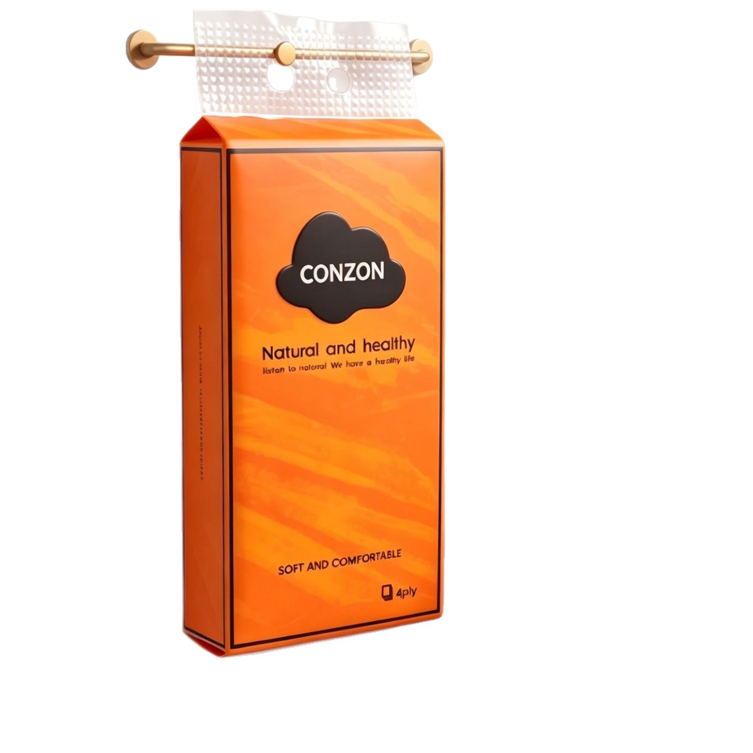 Exportación de la parte inferior de la extracción de papel higiénico de embalaje inglés de la parte inferior de la extracción de la toalla de papel colgante de la parte inferior de la extracción de papel colgante de la extracción