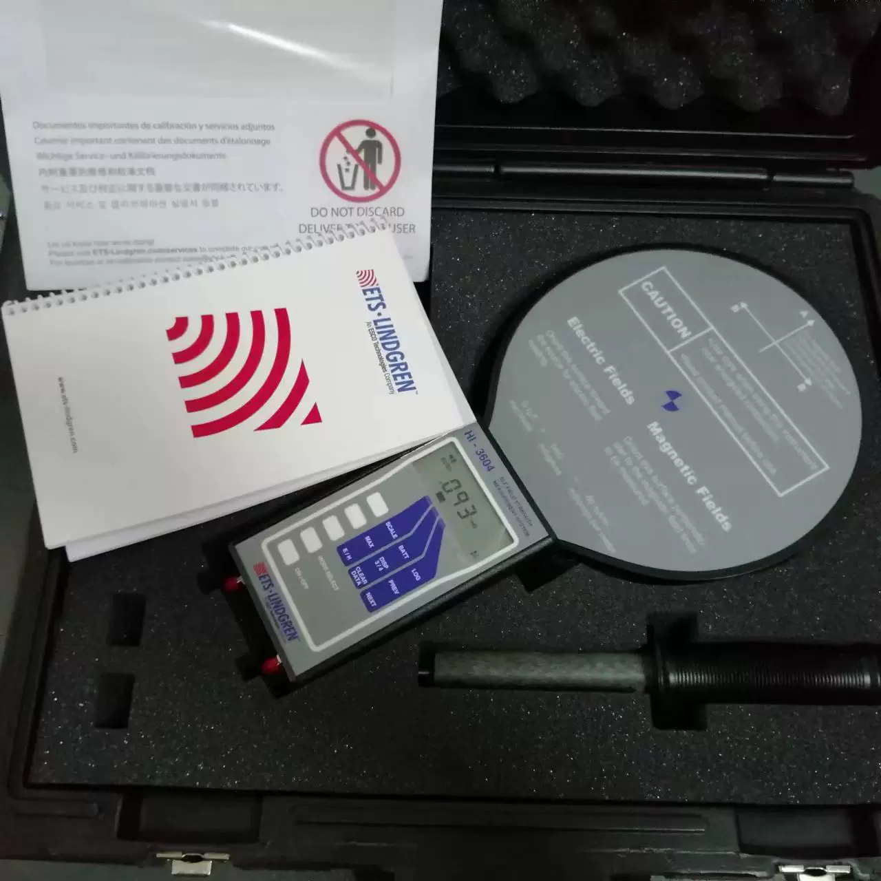 Американский Holaday HI3604 промышленный прибор для измерения электромагнитного поля промышленной частоты детектор электромагнитного поля