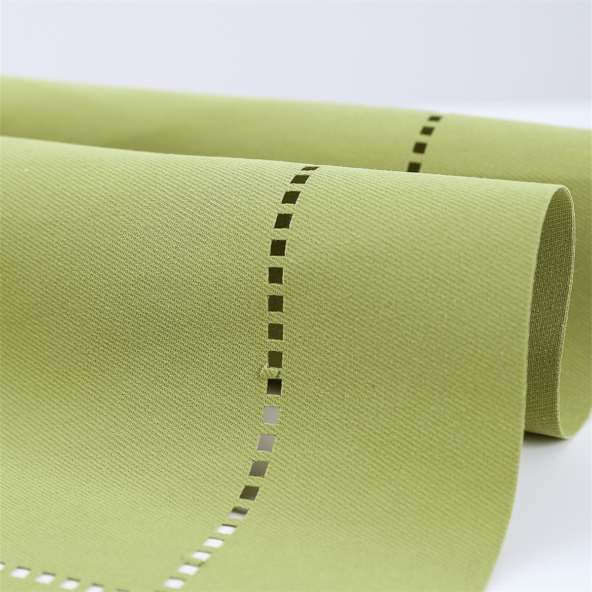 Servillas de poliéster y algodón tela de boca encaje hueco restaurante de alta calidad hotel plegable almohadilla de té decoración de boda